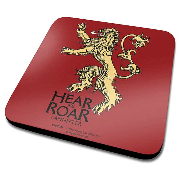 Game of Thrones Lannister single coaster product photo