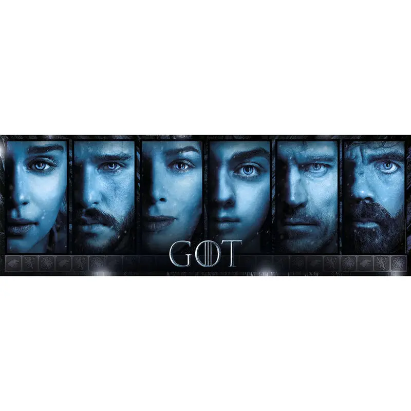 Game of Thrones Panorama Jigsaw Puzzle Faces (1000 pieces) product photo