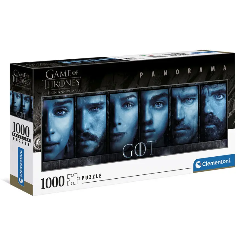 Game of Thrones Panorama Jigsaw Puzzle Faces (1000 pieces) product photo