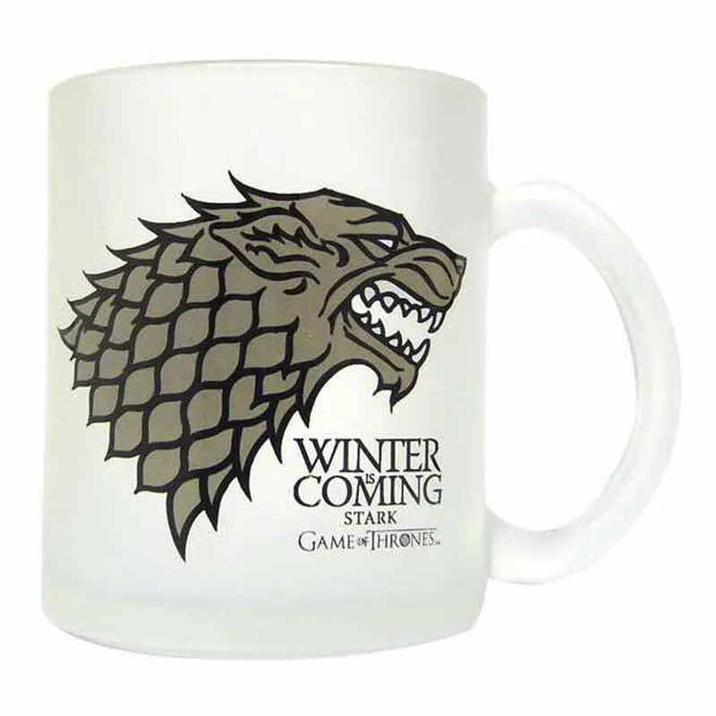 Game of Thrones Stark translucent glass mug product photo