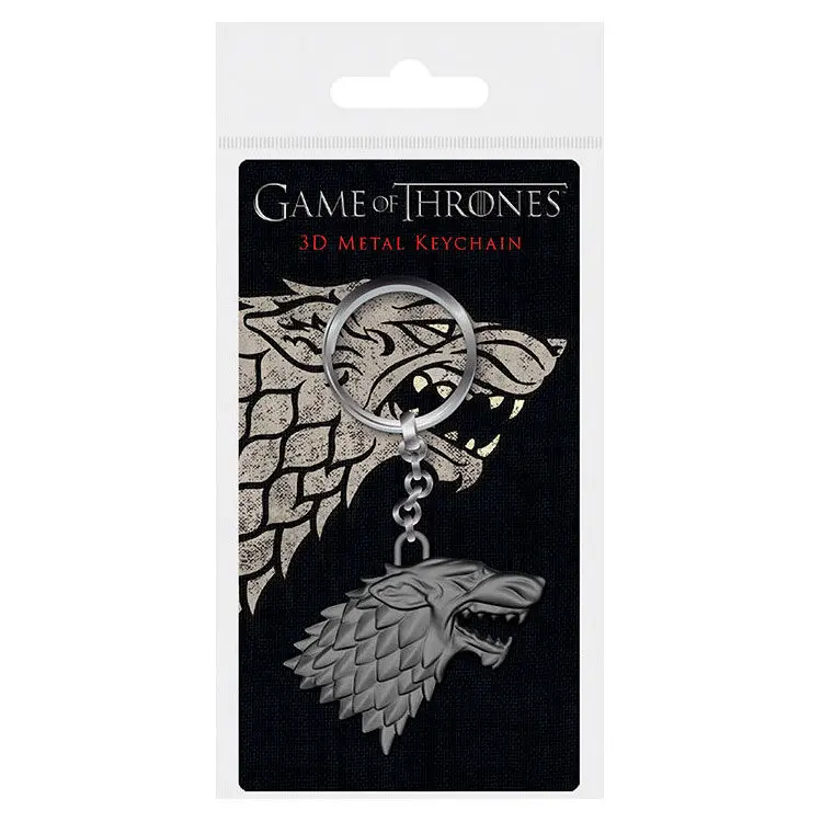 Game of Thrones 3D Metal Keychain Stark Sigil 6 cm product photo