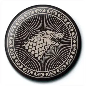 Game of Thrones Stark Sigil button badge product photo