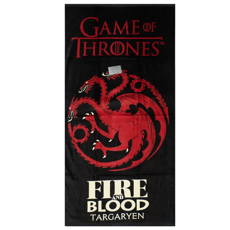 Game of Thrones Fire and Blood Targaryen cotton beach towel product photo