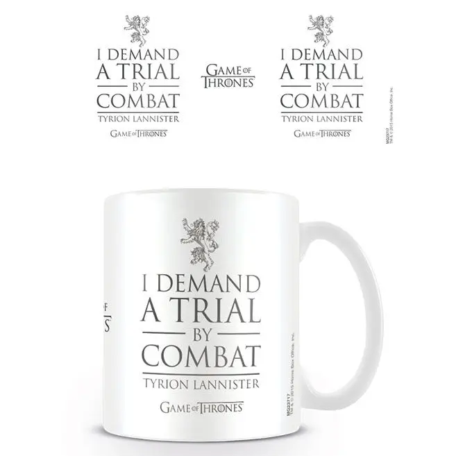 Game of Thrones Trial by Combat mug product photo