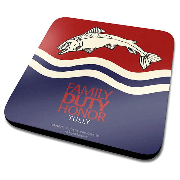 Game of Thrones Tully single coaster product photo