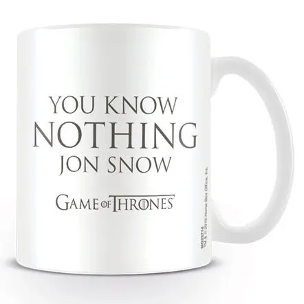 Game of Thrones Mug You Know Nothing Jon Snow product photo