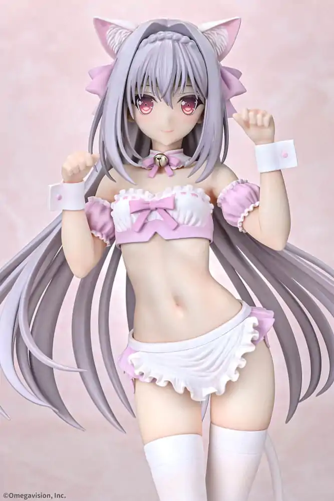 Tsuki ni Yorisou Otome no Sahou PVC Statue 1/6 Luna Sakurakouji Cat Maid Sakura Color Ver. 26 cm termékfotó