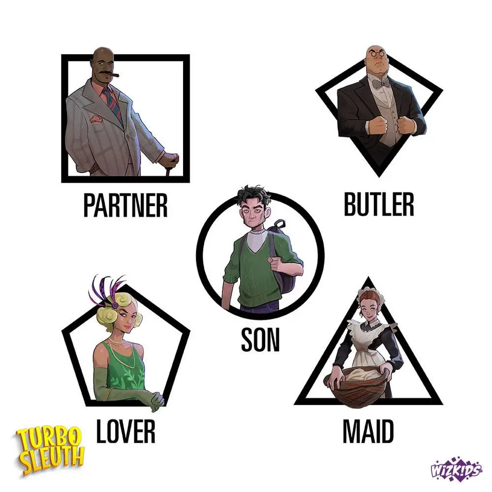 Turbo Sleuth Board Game *English Version* product photo