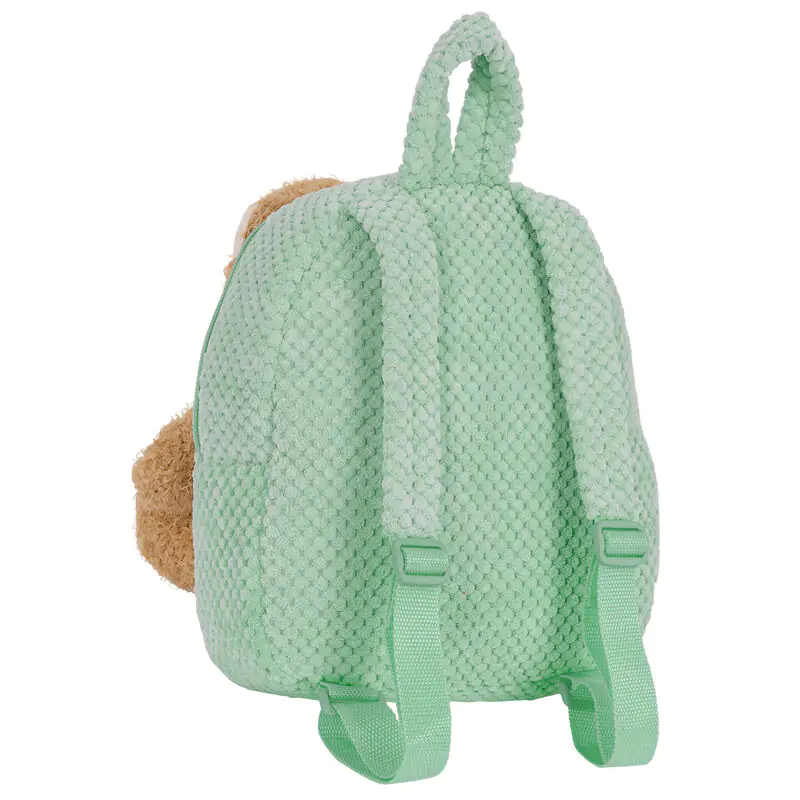 Turquoise backpack with Bear plush toy 27cm product photo