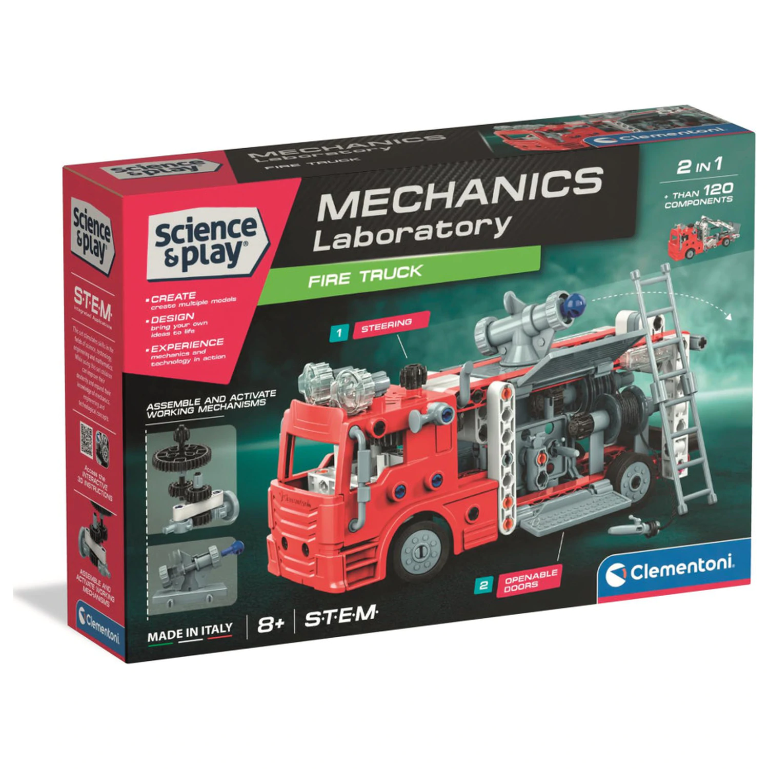 Fire Truck Mechanics 2-in-1 Building Toy product photo