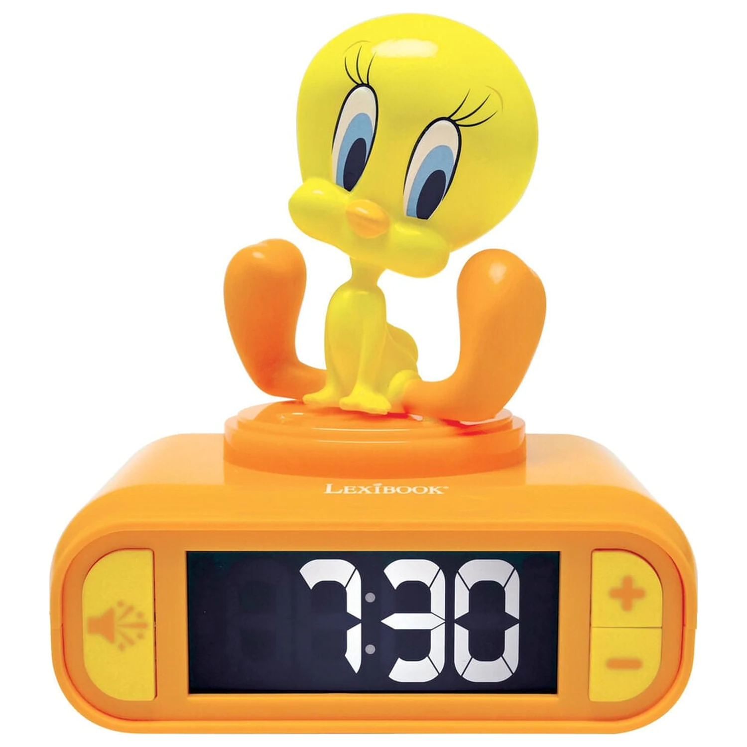 Tweety alarm clock with night light product photo
