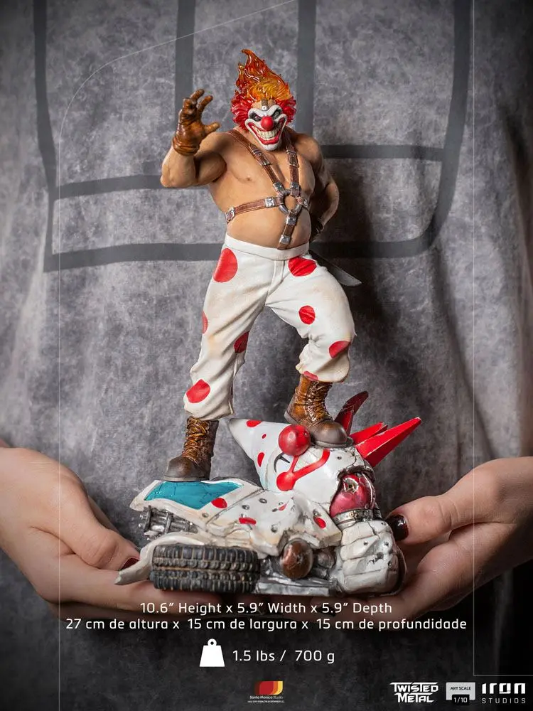 Twisted Metal Art Scale Statue 1/10 Sweet Tooth 27 cm product photo