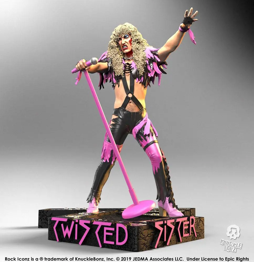 Twisted Sister Rock Iconz Statue 2-Pack Dee Snider &amp; Jay Jay French Limited Edition 22 cm product photo