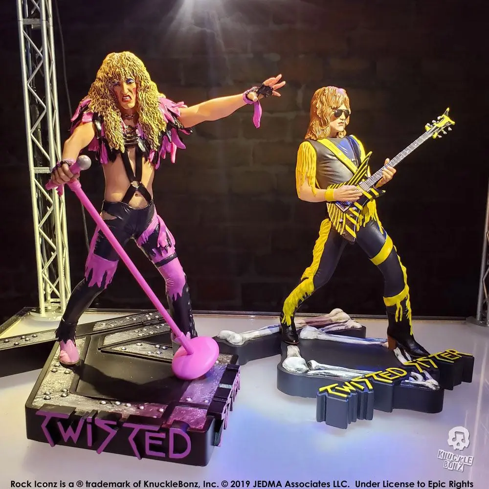 Twisted Sister Rock Iconz Statue 2-Pack Dee Snider &amp; Jay Jay French Limited Edition 22 cm product photo