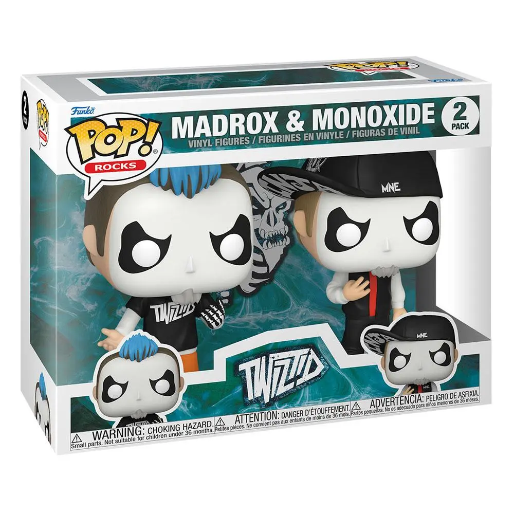 Twiztid POP! Rocks Vinyl Figures 2-Pack Jamie Madrox &amp; Monoxide 9 cm product photo