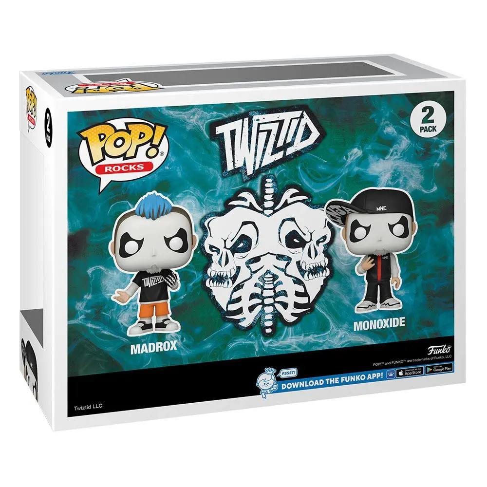 Twiztid POP! Rocks Vinyl Figures 2-Pack Jamie Madrox &amp; Monoxide 9 cm product photo