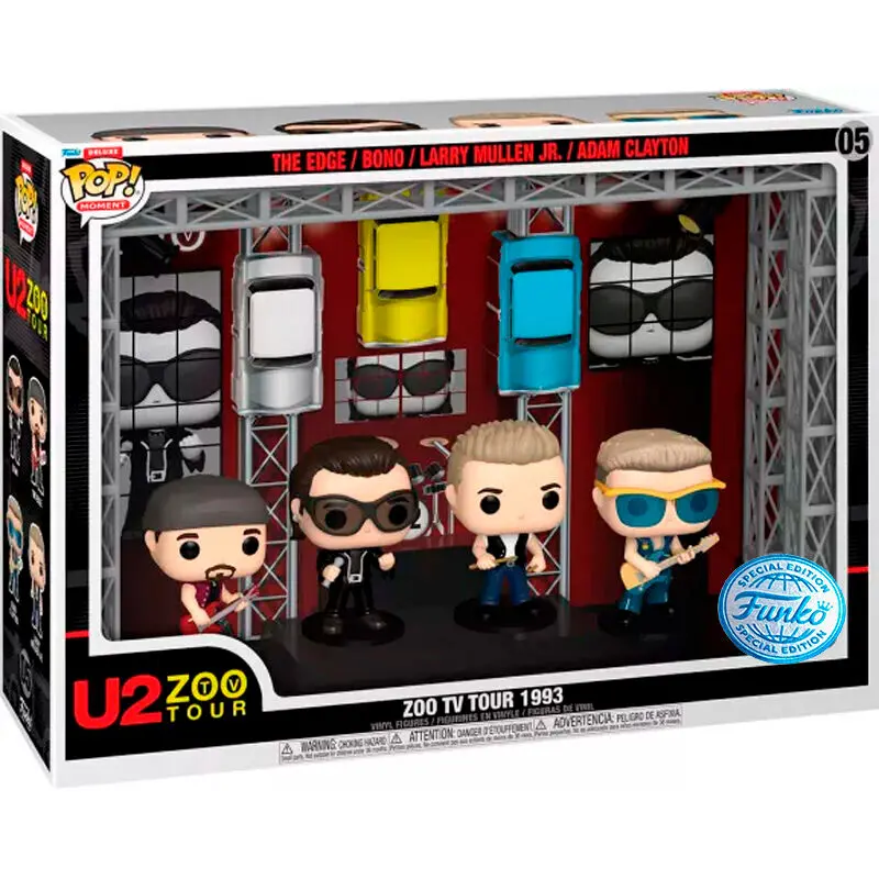 U2 POP! Moments DLX Vinyl Figure 4-Pack Zoo TV 1993 Tour 9 cm termékfotó