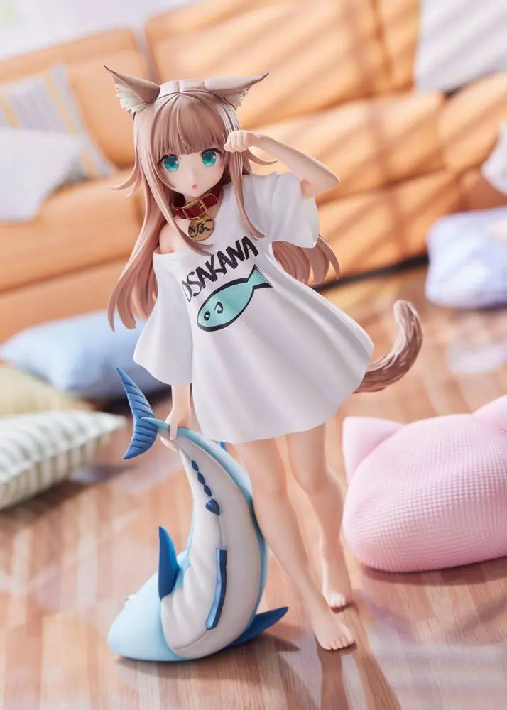 My Cat Is a Kawaii Girl Statue 1/6 Kinako Good Morning Ver. Limited Edition 21 cm product photo