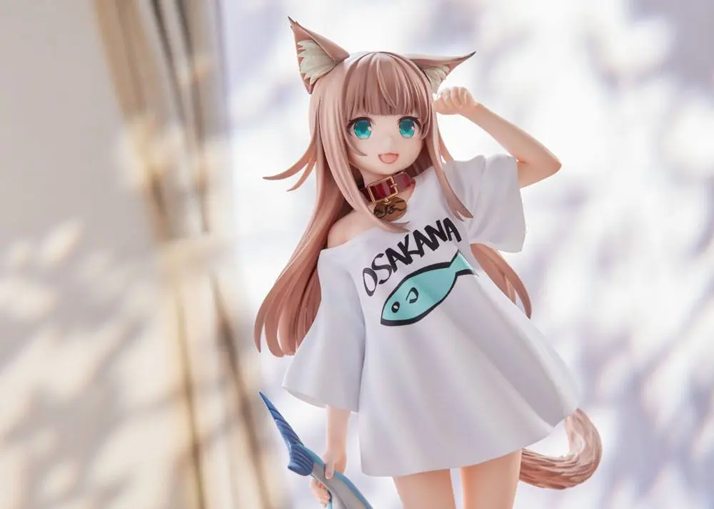 My Cat Is a Kawaii Girl Statue 1/6 Kinako Good Morning Ver. Limited Edition 21 cm product photo
