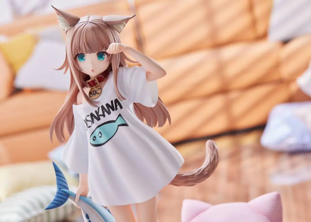 My Cat Is a Kawaii Girl Statue 1/6 Kinako Good Morning Ver. Limited Edition 21 cm product photo