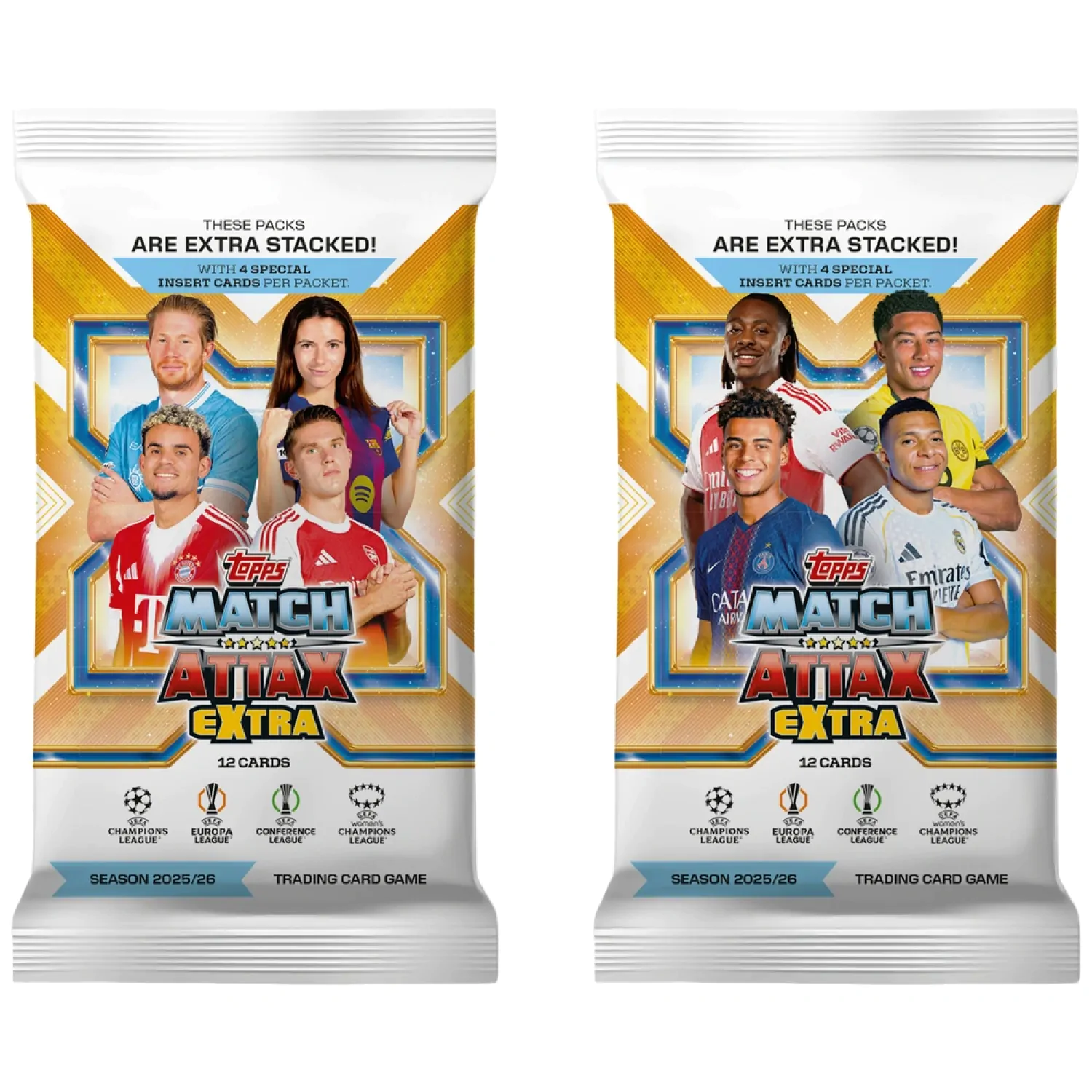 UEFA Champions League Match Attax Extra Trading Cards 2025/26 Booster product photo