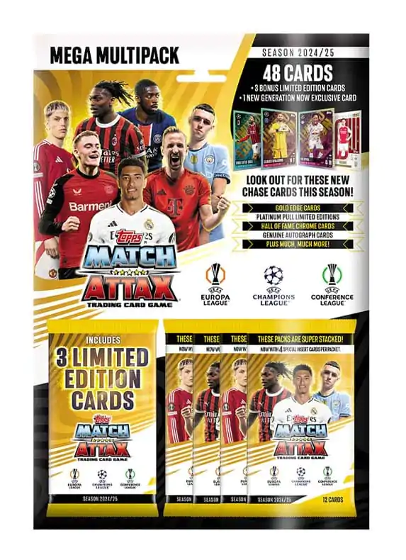 UEFA Club Competitions Match Attax TCG Saison 2024/25 Mega Multipack *German Version* product photo