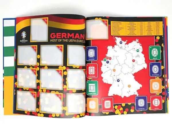 UEFA EURO 2024 Sticker Collection Album Hardcover product photo
