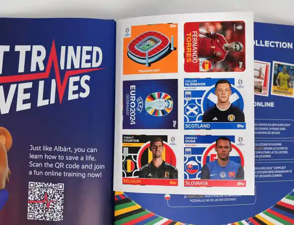 UEFA EURO 2024 Sticker Collection Album Hardcover product photo
