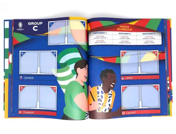 UEFA EURO 2024 Sticker Collection Album Hardcover product photo