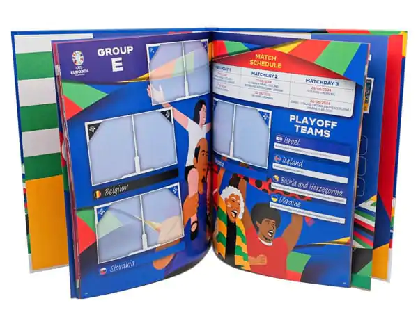UEFA EURO 2024 Sticker Collection Album Hardcover product photo