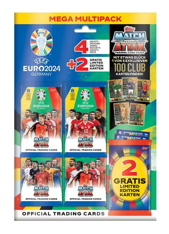UEFA EURO 2024 Trading Cards 100 Club Mega Multipack *German Edition* termékfotó
