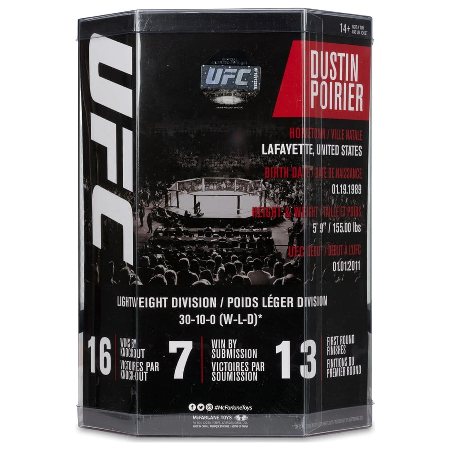 UFC Posed PVC Statue Dustin Poirier 16 cm product photo
