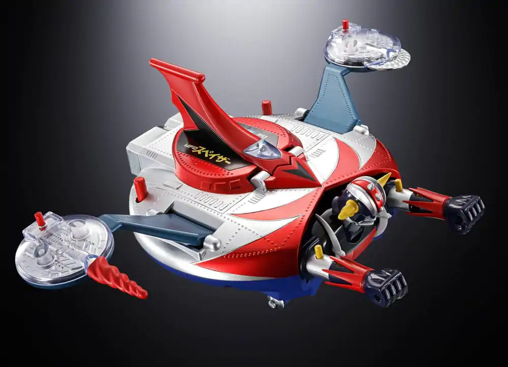 Ufo Robo Grendizer Diecast Action Figure Grendizer &amp; UFO Spazer Deluxe 14 cm product photo