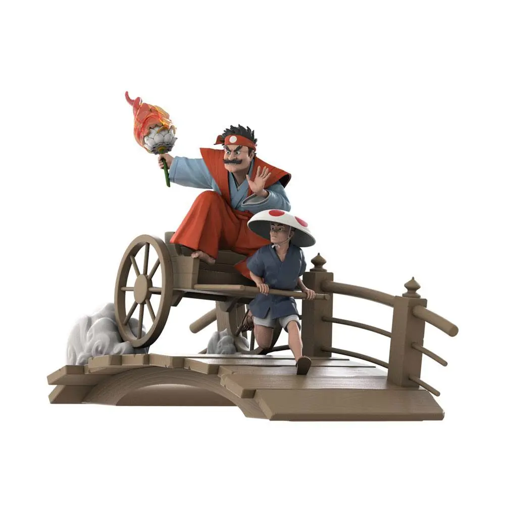 Ukiyo-E Statue Rickshaw Kart: Mushroom Shogun by Jed Henry Limited Edition 22 cm product photo