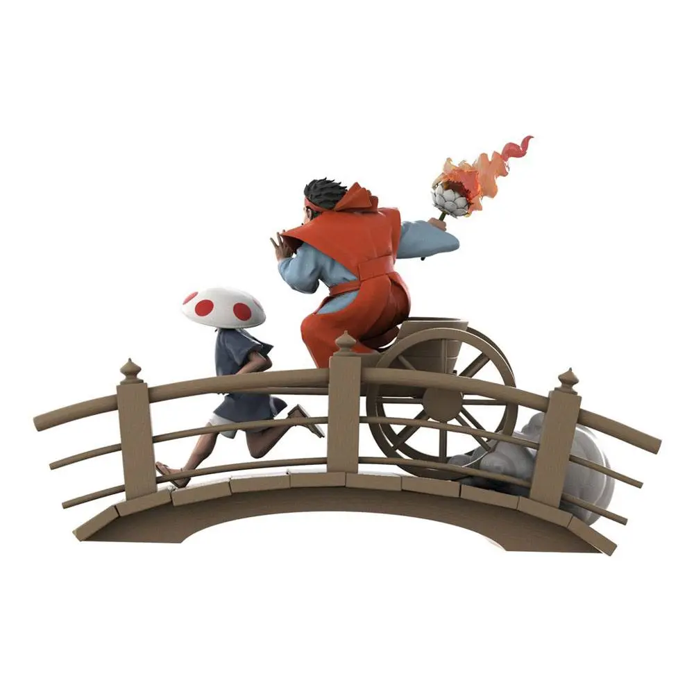 Ukiyo-E Statue Rickshaw Kart: Mushroom Shogun by Jed Henry Limited Edition 22 cm product photo