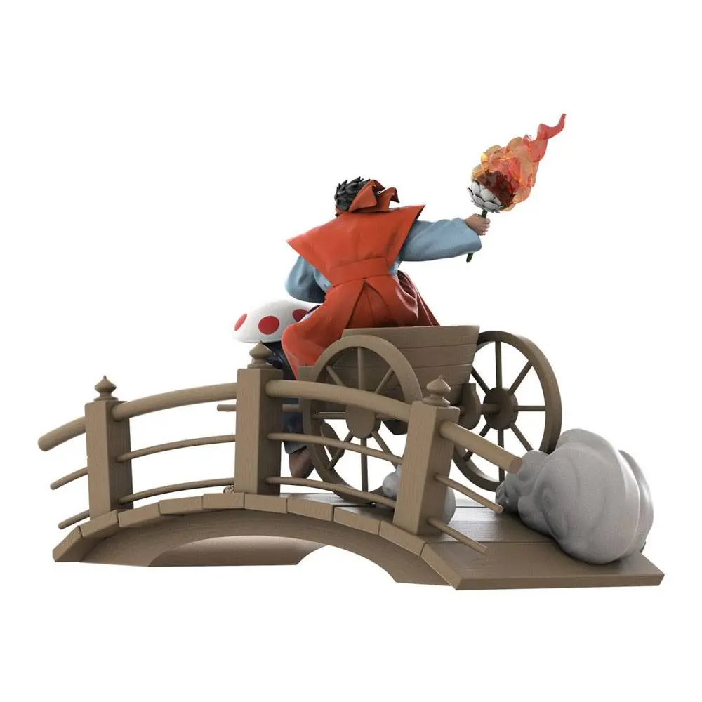 Ukiyo-E Statue Rickshaw Kart: Mushroom Shogun by Jed Henry Limited Edition 22 cm product photo