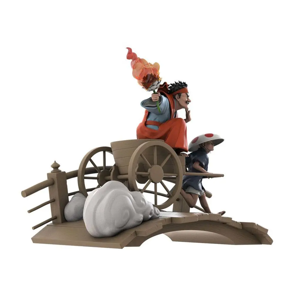 Ukiyo-E Statue Rickshaw Kart: Mushroom Shogun by Jed Henry Limited Edition 22 cm product photo