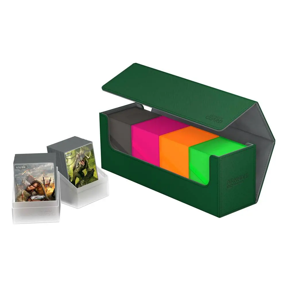 Ultimate Guard Arkhive 400+ Standard Size XenoSkin Green product photo