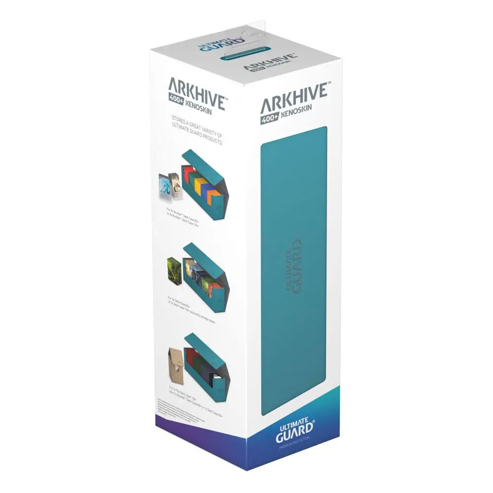 Ultimate Guard Arkhive 400+ Standard Size XenoSkin Petrol Blue product photo