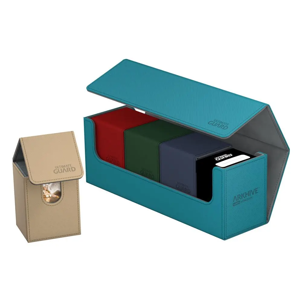 Ultimate Guard Arkhive 400+ Standard Size XenoSkin Petrol Blue product photo