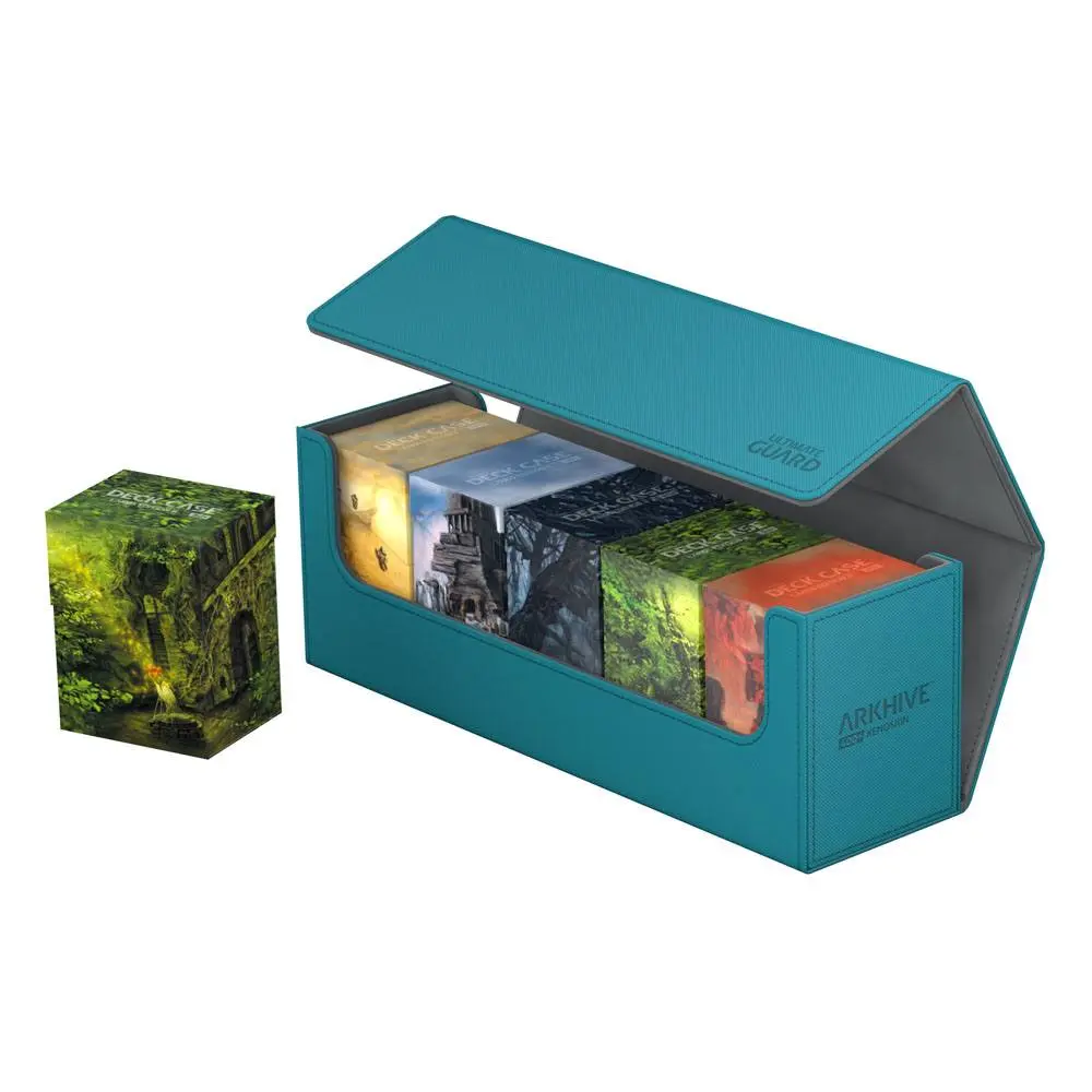 Ultimate Guard Arkhive 400+ Standard Size XenoSkin Petrol Blue product photo