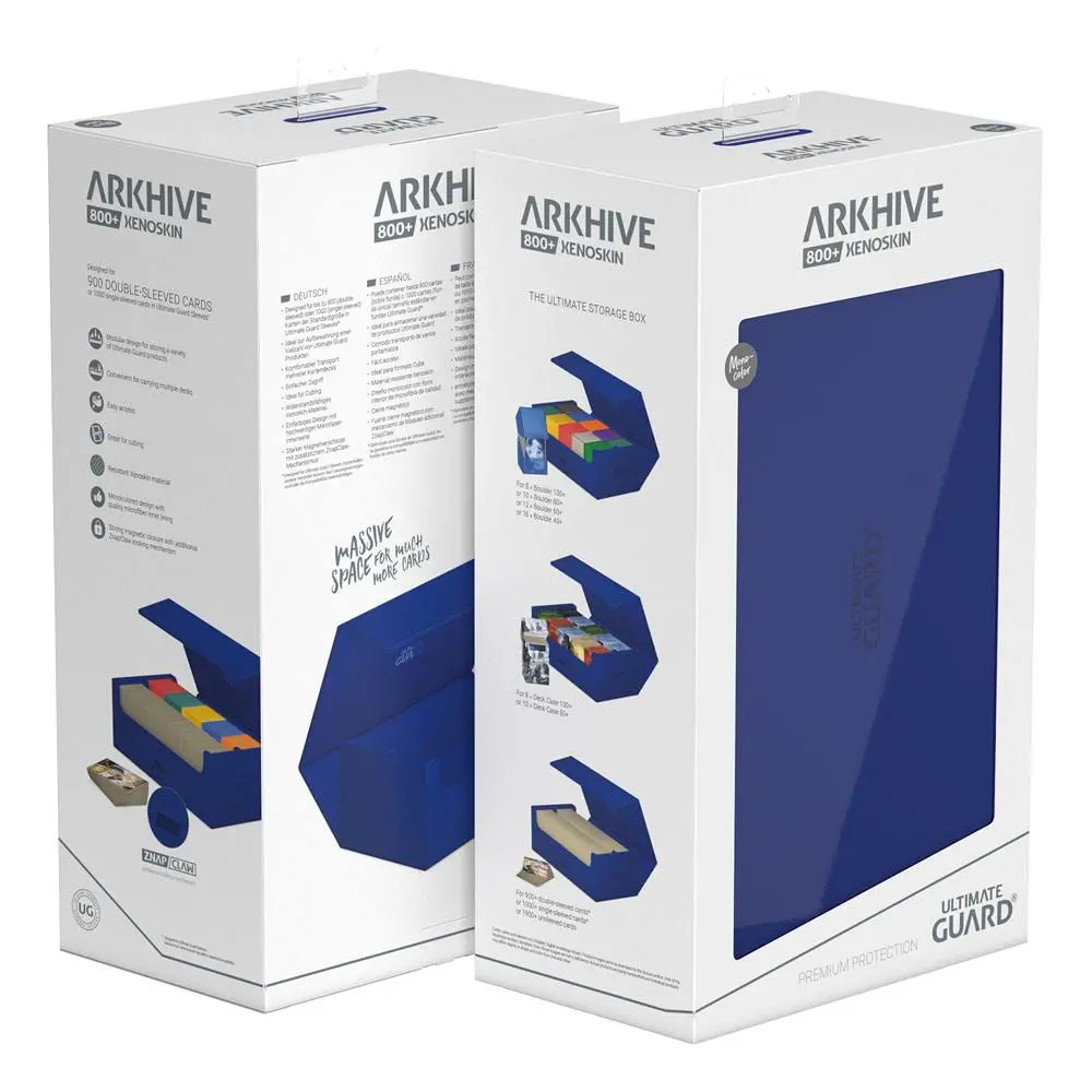 Ultimate Guard Arkhive 800+ XenoSkin Monocolor Blue product photo