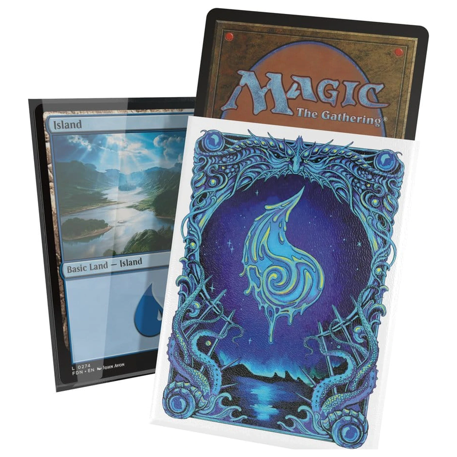 Ultimate Guard Art Sleeves Magic: The Gathering  "Mana Token" - Island product photo