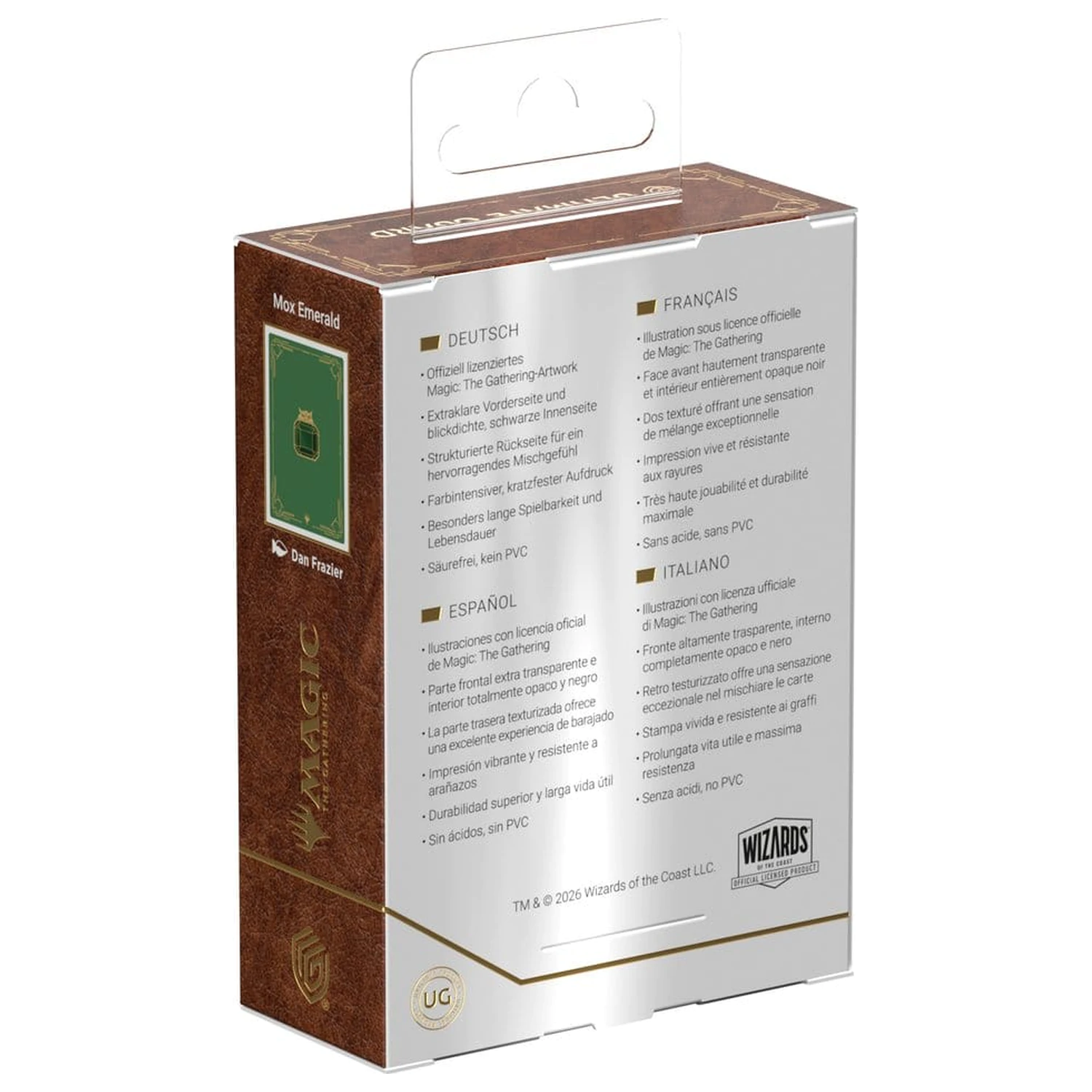 Ultimate Guard Art Sleeves Magic: The Gathering "Mox Collection" - Emerald product photo