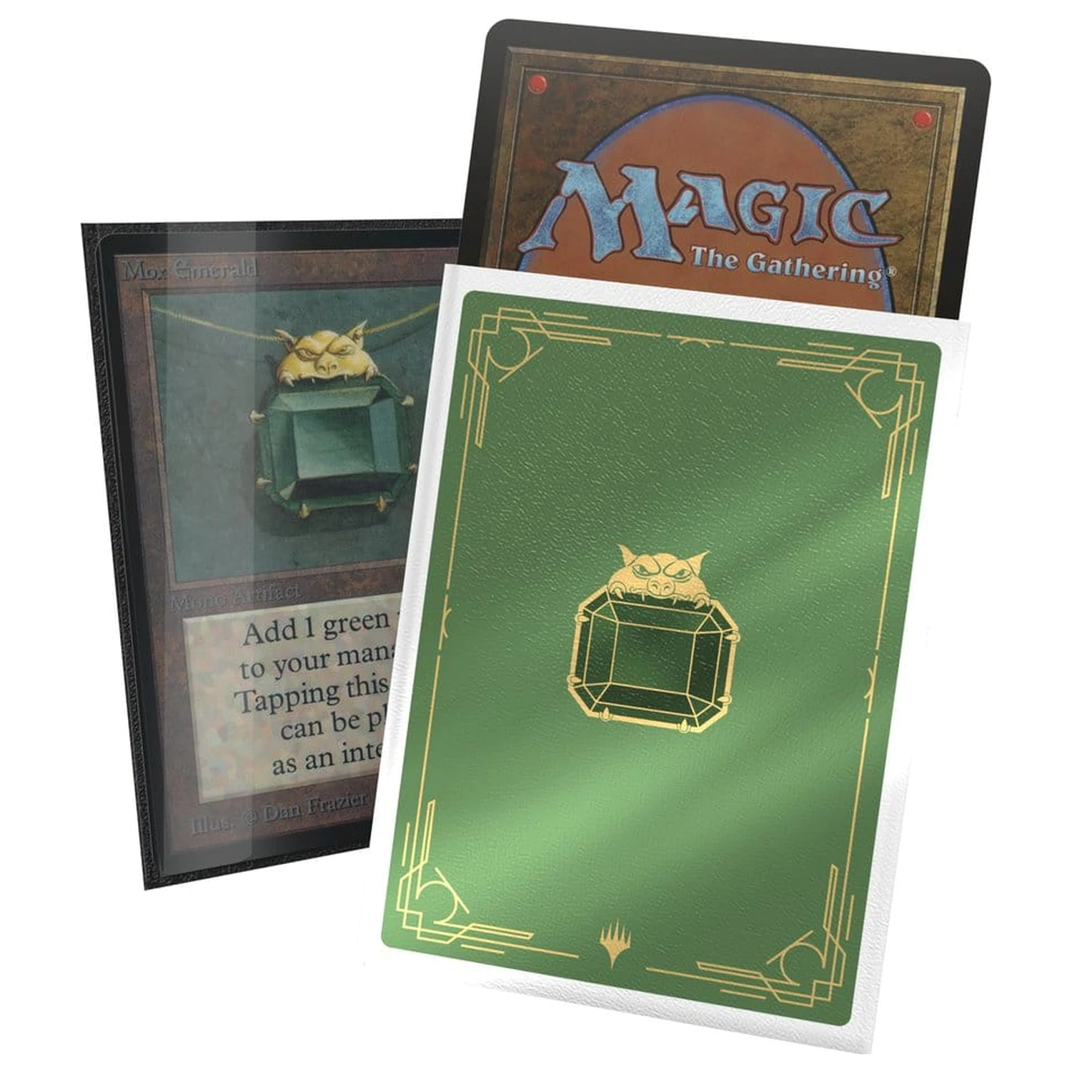 Ultimate Guard Art Sleeves Magic: The Gathering "Mox Collection" - Emerald product photo