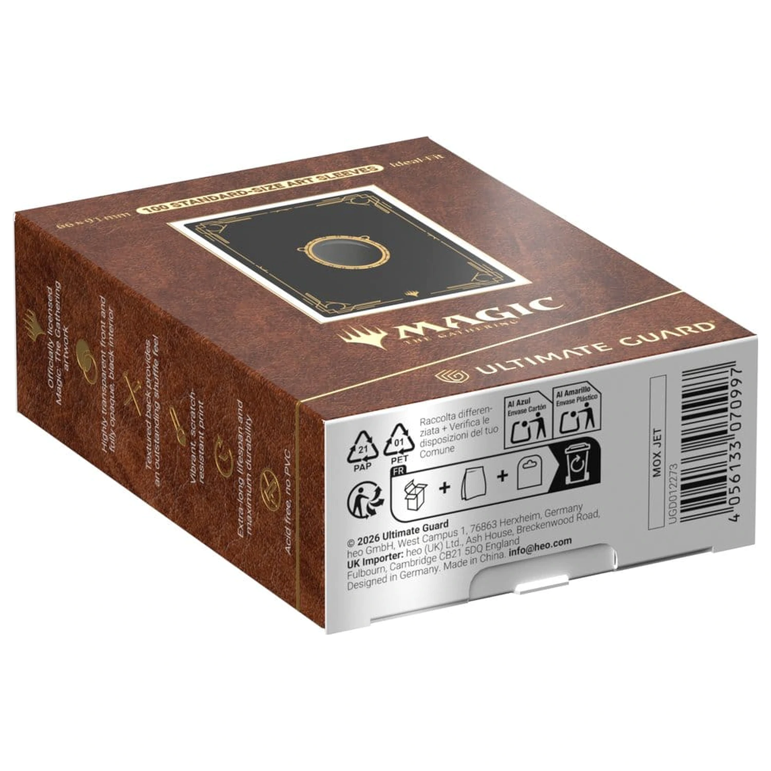 Ultimate Guard Art Sleeves Magic: The Gathering "Mox Collection" - Jet product photo