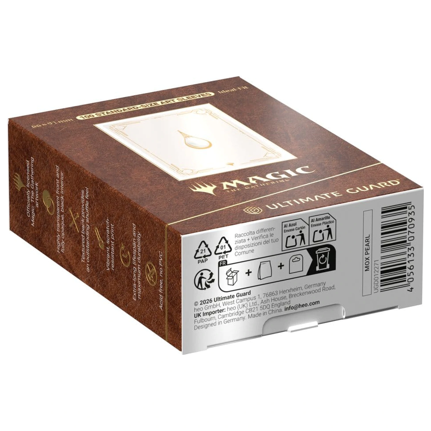 Ultimate Guard Art Sleeves Magic: The Gathering "Mox Collection" - Pearl product photo