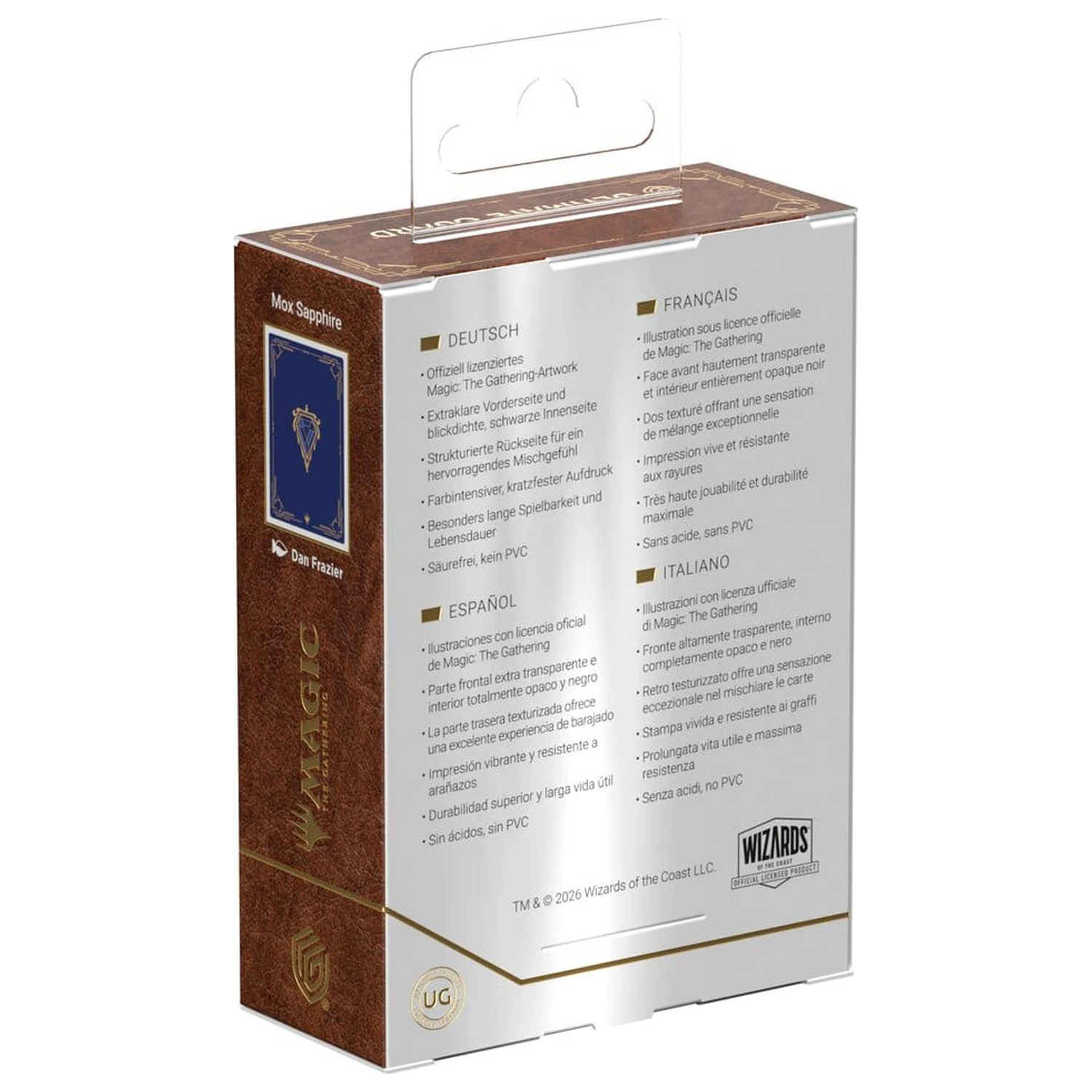 Ultimate Guard Art Sleeves Magic: The Gathering "Mox Collection" - Sapphire product photo