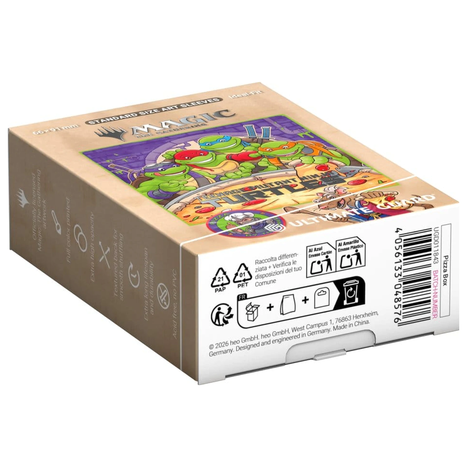 Ultimate Guard Art Sleeves Magic: The Gathering | Teenage Mutant Ninja Turtles - Pizza Box product photo