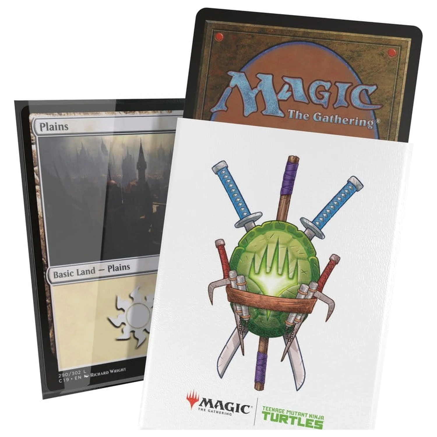 Ultimate Guard Art Sleeves Magic: The Gathering | Teenage Mutant Ninja Turtles - Turtle Planeswalker Symbol product photo